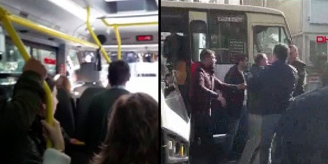Bakırköy'de minibüsçü dehşeti! Yolunu kestikleri sürücüye saldırdılar