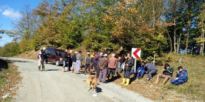 Bütün köy seferber oldu!