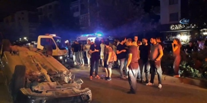 Samsun'da zincirleme trafik kazası: 6 yaralı