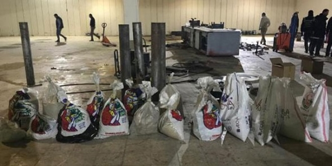 Gizli t�nelde ele ge�irildi! Ortado�u �lkelerine g�nderilecekti