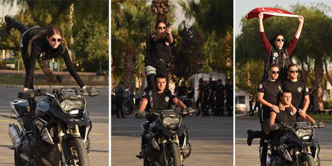 zmir'de motosikletli timlere 88 yeni polis