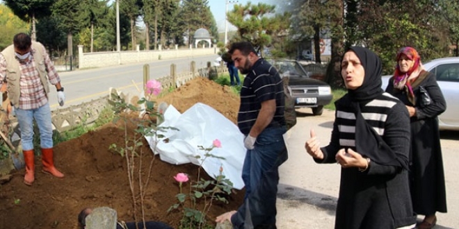 Belediye mezar sahiplerine haber vermeden mezarları taşıdı