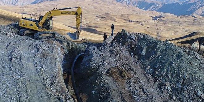 Ve doğalgaz boru hattı, Hakkari'ye ulaştı
