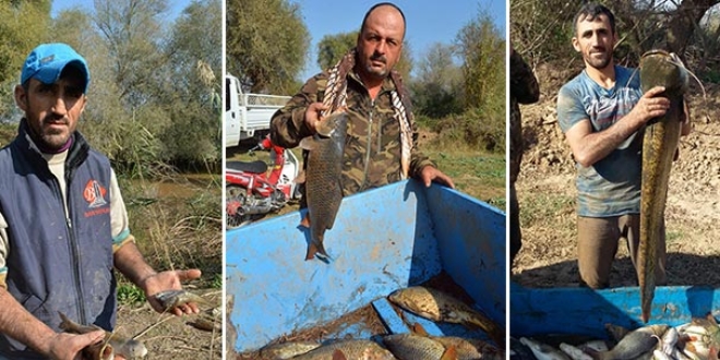 Gediz Nehri'nde korkutan görüntü