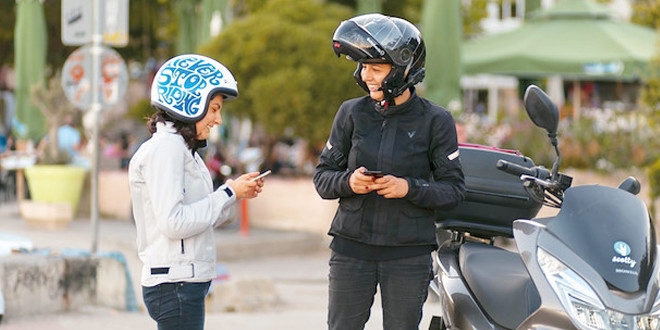 Şimdi de motosiklet 'uber' ortaya çıktı
