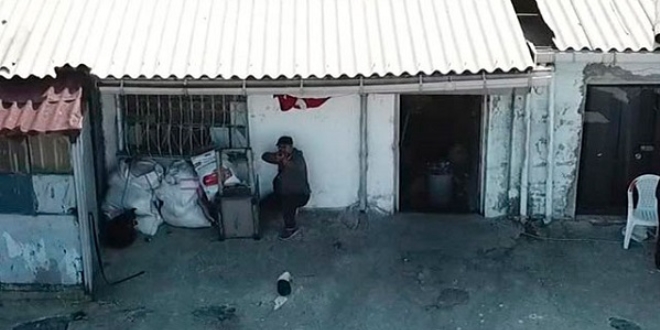 İstanbul'un göbeğinde tarih talancıları! 'Drone'a ateş ettiler