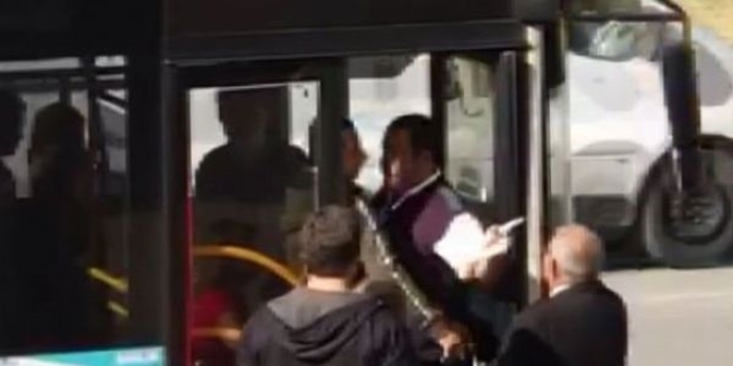 Otobüsten zorla indirilen gaziye Başkan'dan ziyaret