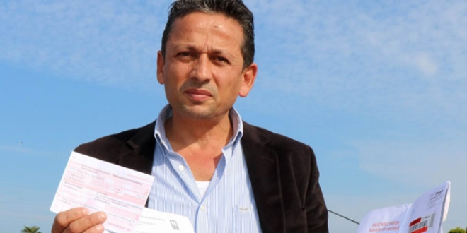 'Hiç gitmediği Avusturya'dan adresine 350 euroluk trafik cezası'