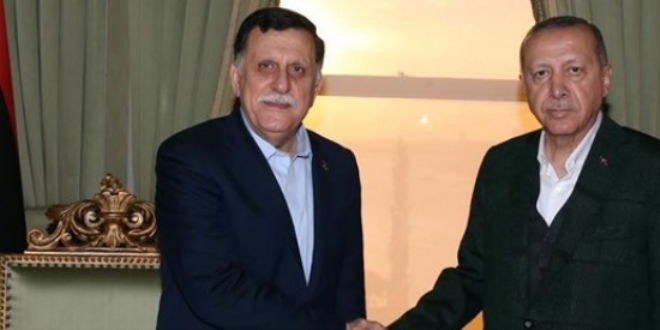 Cumhurbaşkanı Erdoğan, Fayez Mustafa Al-Sarraj'ı kabul etti