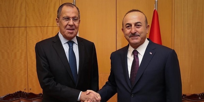 Çavuşoğlu Rus mevkidaşı ile görüştü
