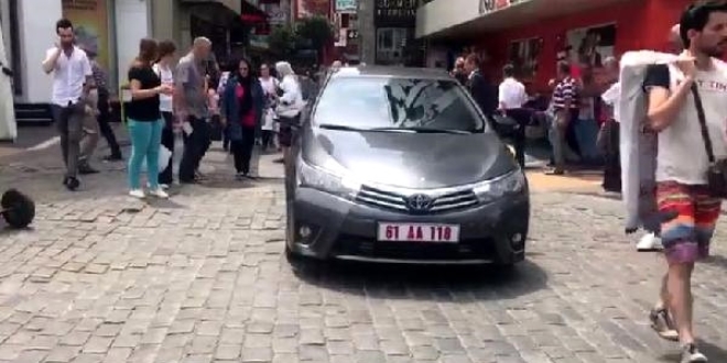 Gazi, kaymakamın makam aracıyla hastaneye yetiştirildi
