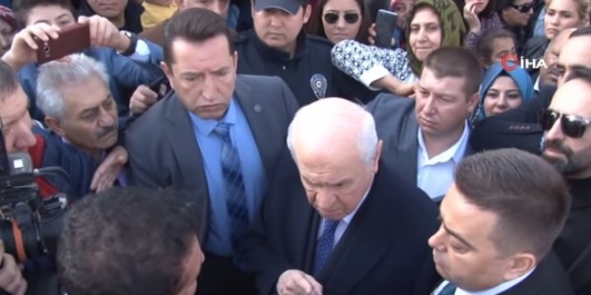 Mahkum yakınının sözleri Devlet Bahçeli'yi kızdırdı