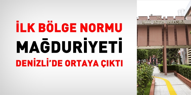 İlk bölge normu mağduriyeti Denizli'de ortaya çıktı