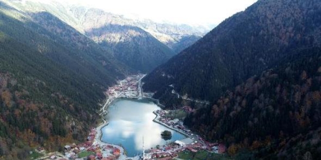 Uzungöl'de sonbahar güzelliği