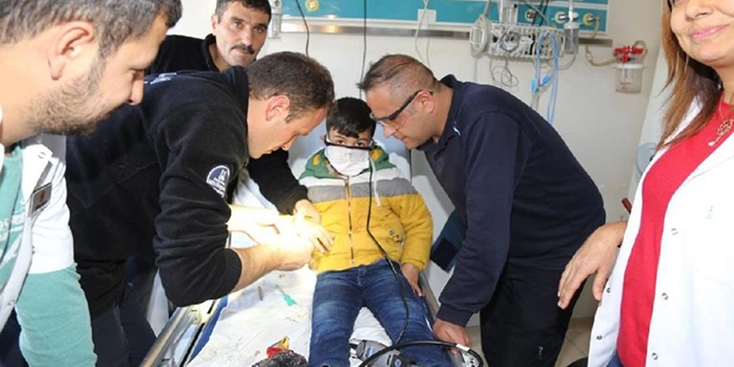 Yer hastane, g�revliler itfaiyeci