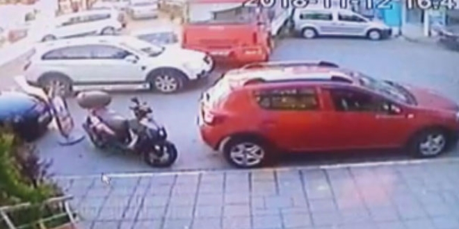 Freni patlayan kamyon dehşeti kamerada
