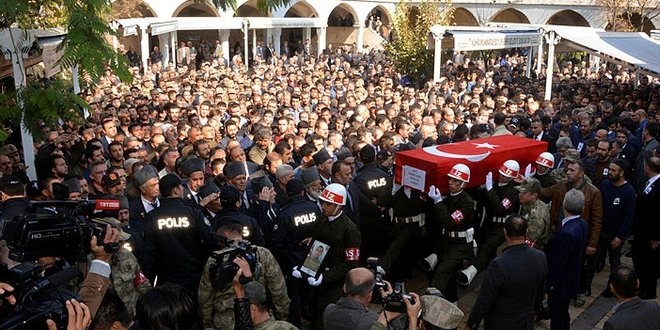 Şehit gömüleceği yeri bile göstermiş
