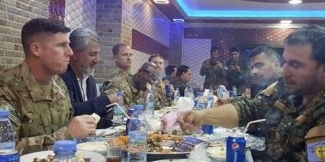 Suriye'nin kuzeyinde PKK/PYD, ABD'li askerleri ağırladı