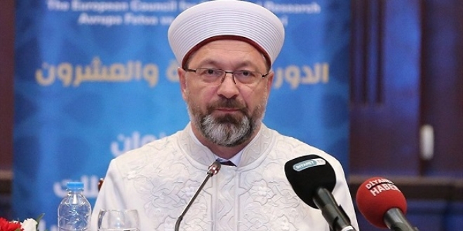 Erbaş: Kişileri itibarsızlaştırmak kul hakkını ihlal etmektir