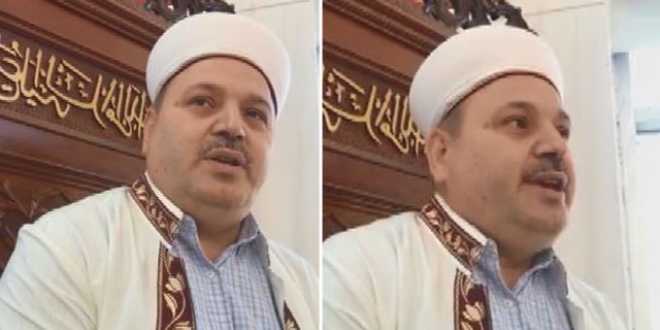 İmam, belediye başkanı adaylığını kürsüden duyurdu