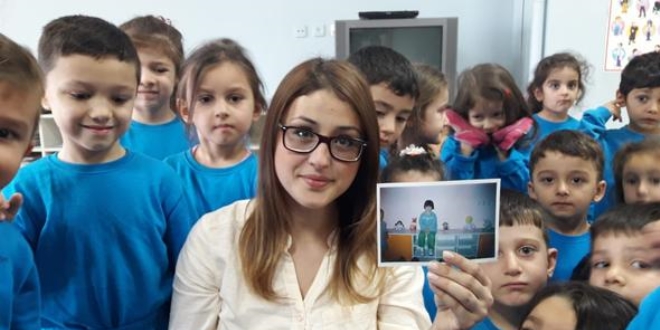 Büyüdüğü kreşe öğretmen oldu