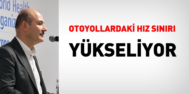 Otoyollarda hız sınırı yükseliyor