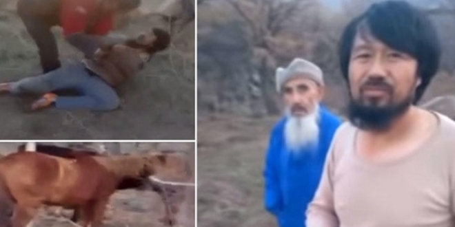 At keserken yakalanan baba-oğuldan pes dedirten savunma!