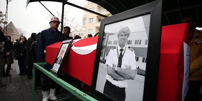 Pilot ile pilot adayı son yolculuklarına uğurlandı