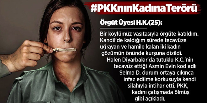 EGM, PKK'nın kadın istismarına dikkat çekti