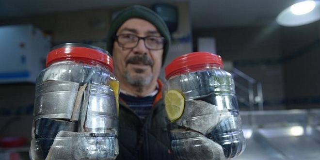 Sezonun son palamutları yazın tüketilmek için tuzlanıyor