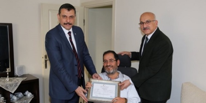34 sene rotarlı gelen diploma