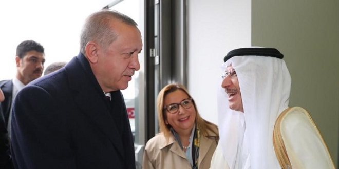 Cumhurbakan Erdoan, T  Genel Sekreteri Useymin'i kabul etti