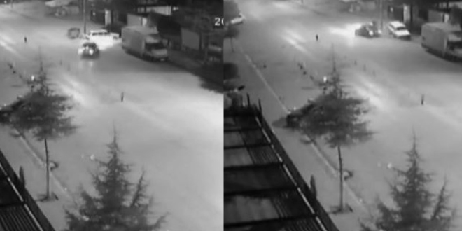 Drift yapan sürücüye polis acımadı