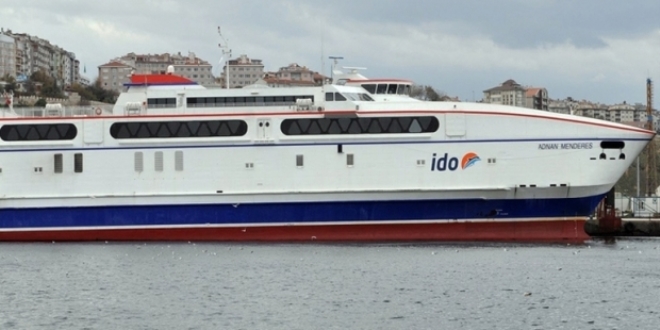 İDO'ya olumsuz hava koşulu engeli