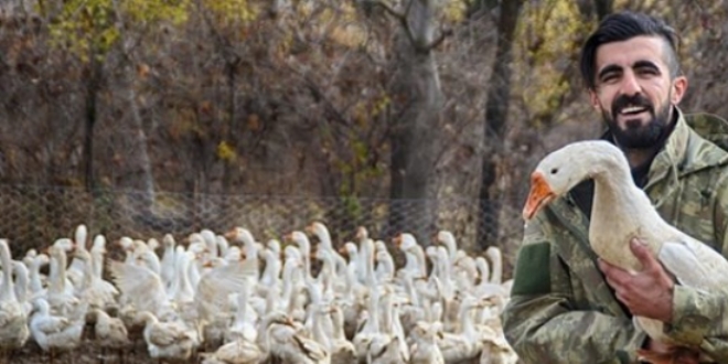 Aradığı işi bulamayınca kaz çiftliği kurdu