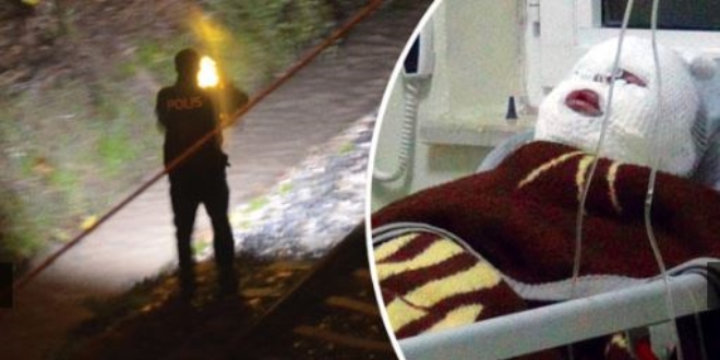 13 yaşındaki iki çocuk köprüden trenin üzerine atladı