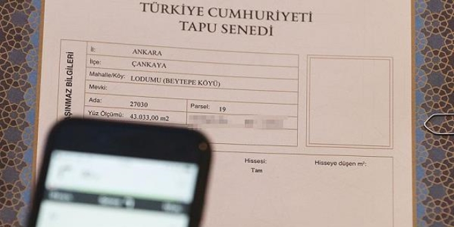 Kimlik numaralı QR kodlu yeni tapular geliyor