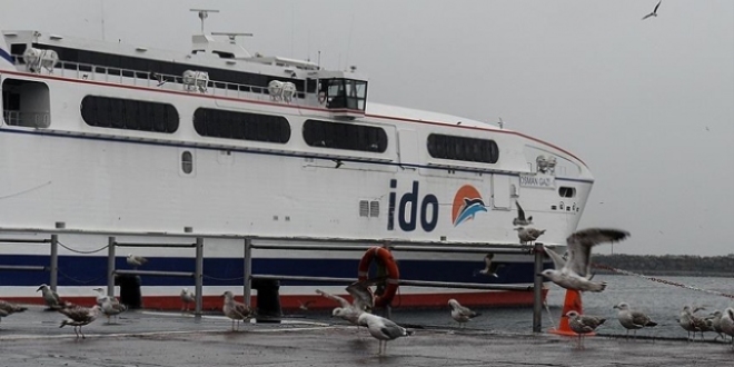 İDO seferlerine olumsuz hava koşulu engeli