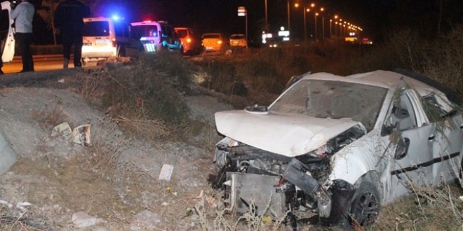 Konya'da trafik kazas: 2 l, 1 yaral