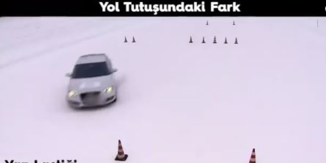 Emniyetten kış lastiğinin önemine ilişkin video