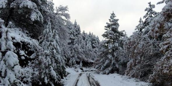 Kaz Da�lar�, karla bir ba�ka g�zel