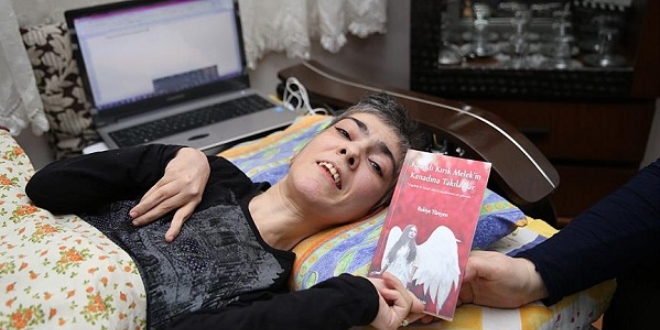 'Kanad� K�r�k Melek' tek parma��yla hayata tutunuyor