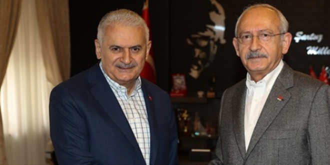 TBMM Başkanı Yıldırım, Kılıçdaroğlu ile bir araya geldi