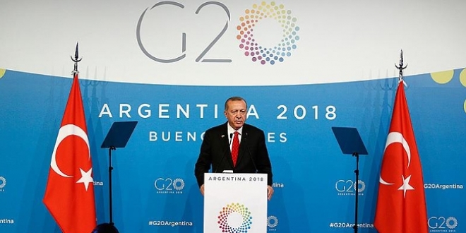 Cumhurbakan Erdoan'n G20 trafii