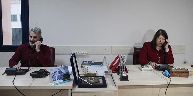 Engelli santral görevlileri hafızalarıyla şaşırtıyor