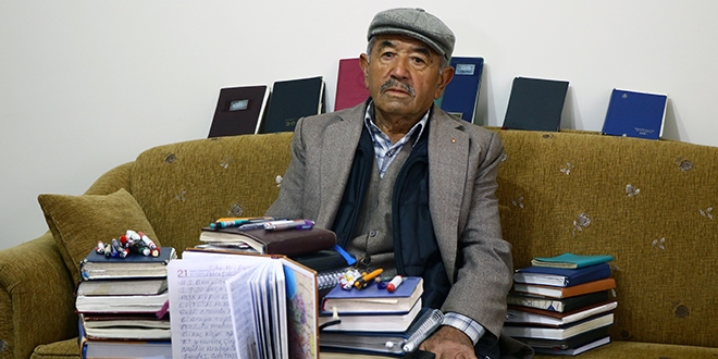 52 yıldır tuttuğu günlüklerde köyün sırları saklı