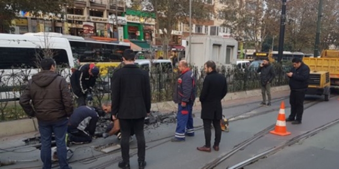 İstanbul'da tramvay seferlerinde aksama