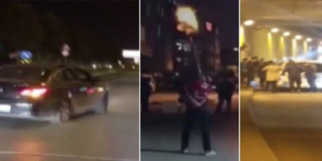 İstanbul'da asker uğurlama terörü