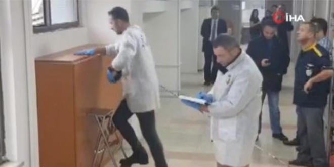 Belediye Başkanıyla görüşemeyince, 2 el ateş etti