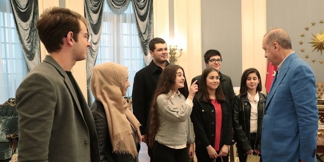 Erdoğan ile görüşen öğrenciler o anları anlattı